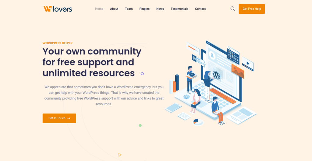 WP Lovers - Best WordPress Support & Unlimited Resources