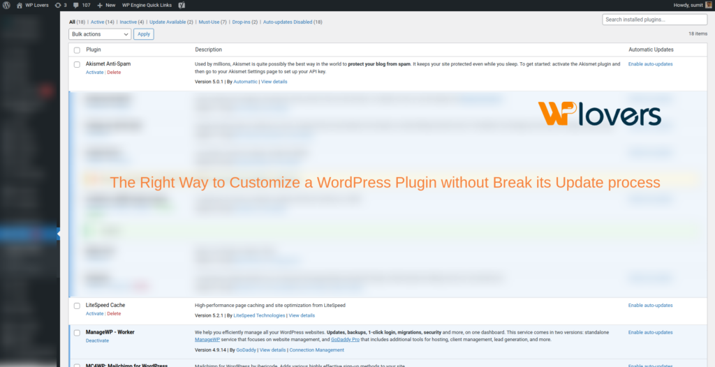 Customize WordPress Plugins Safely: Avoid Breaking Updates