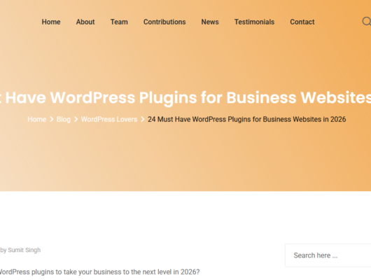 24 Must Have WordPress Plugins for Business Websites in 2026